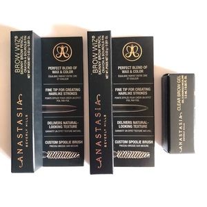 Anastasia Beverly Hills Brow Wiz Skinny Brow Pencil & Clear Brow Gel Travel Size